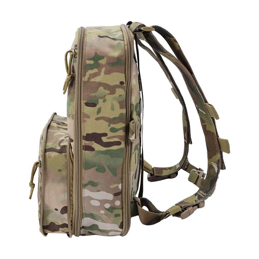 500D Nylon Tactical Flatpack D3 Backpack Carrier Expansible Molle Pouch Airsoft Multipurpose Vest Assault Travel Bag
