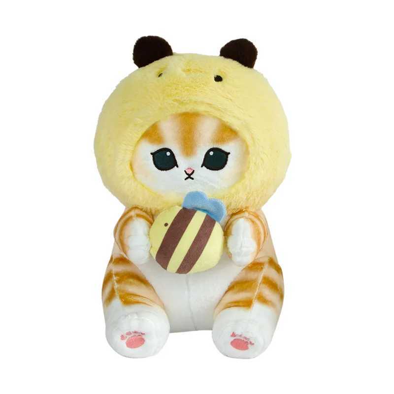 20cm Original Mofusand Forest Series Cat Cos Frog Bee Kawaii Animal Plush Cosplay Animal Cute Plush Doll Childrens Gift ToyT250326