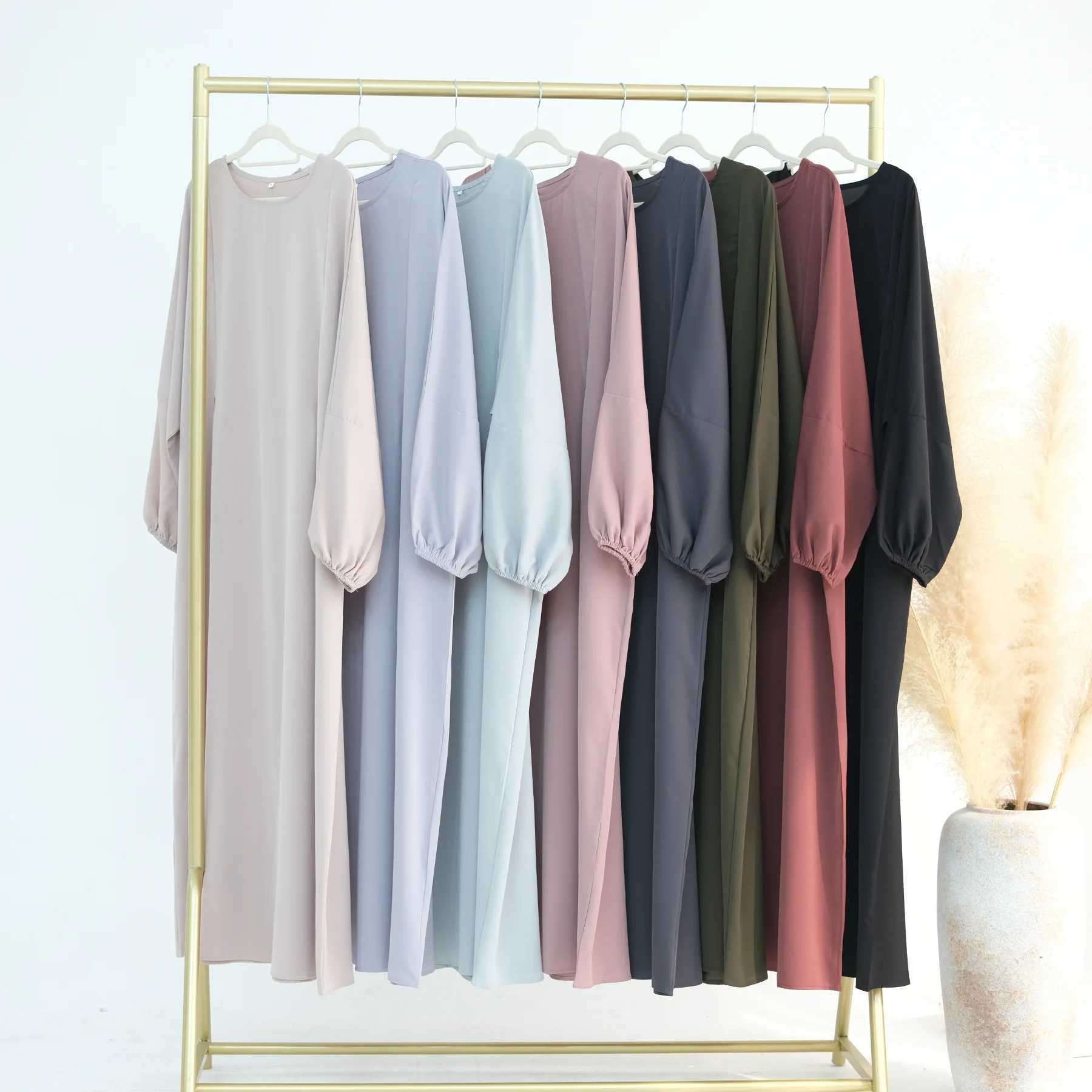 Breastfding Abaya Women Muslim Dress Islamic Nursing Wear Slight Batwing Slves Zippers On Chest Dubai Hijiabi Ramadan Kaftan X2505141