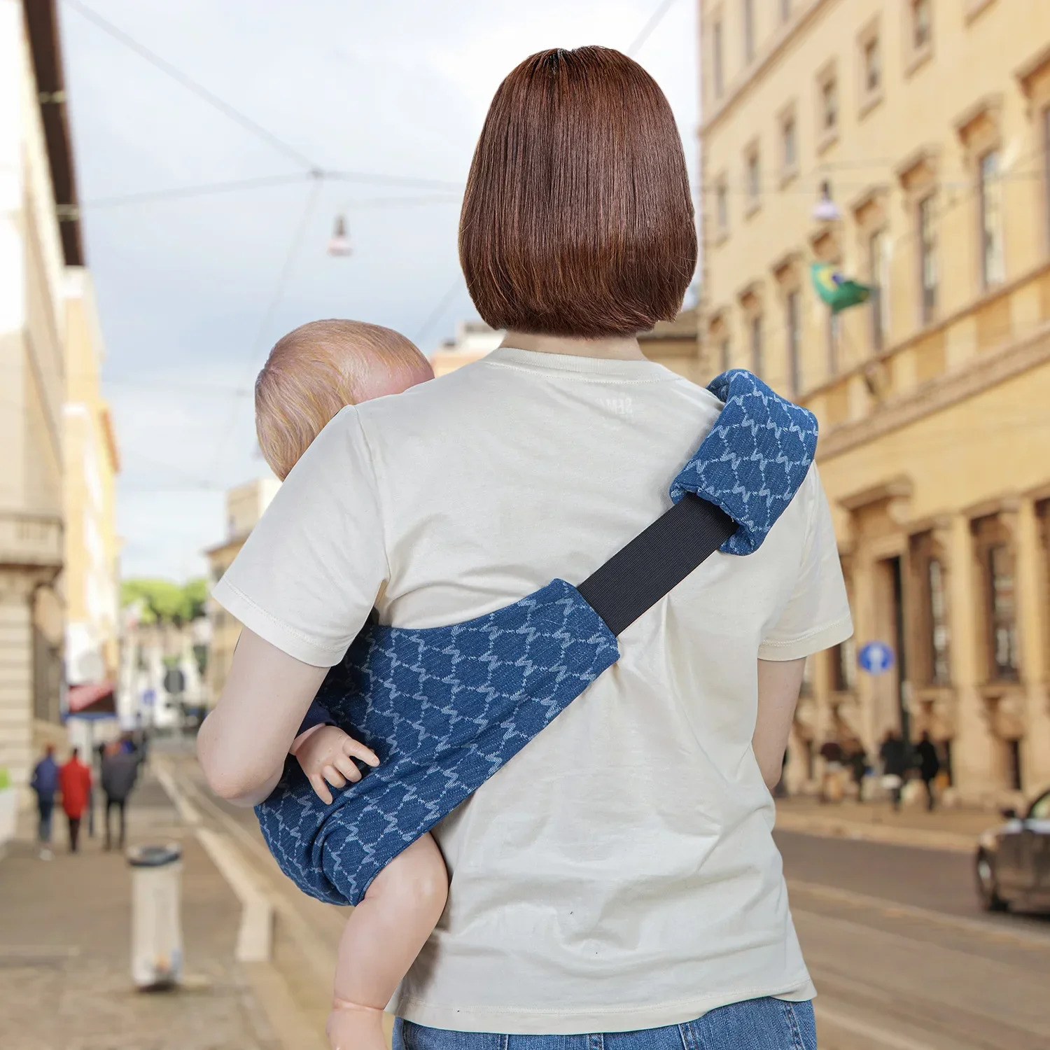 Portable Baby Wrap Toddler Accessories Multifunctional Strap Infant Bag Adjustable Shoulder Baby Carriers Sling for Kids 250326