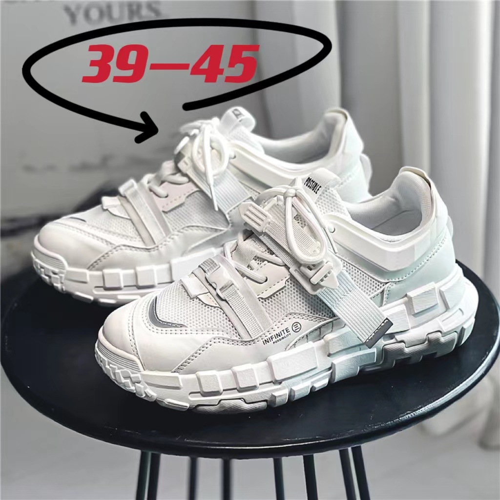 2025 new casual sports shoes thick soled men's shoes fashion everything sports low top board shoes students increase