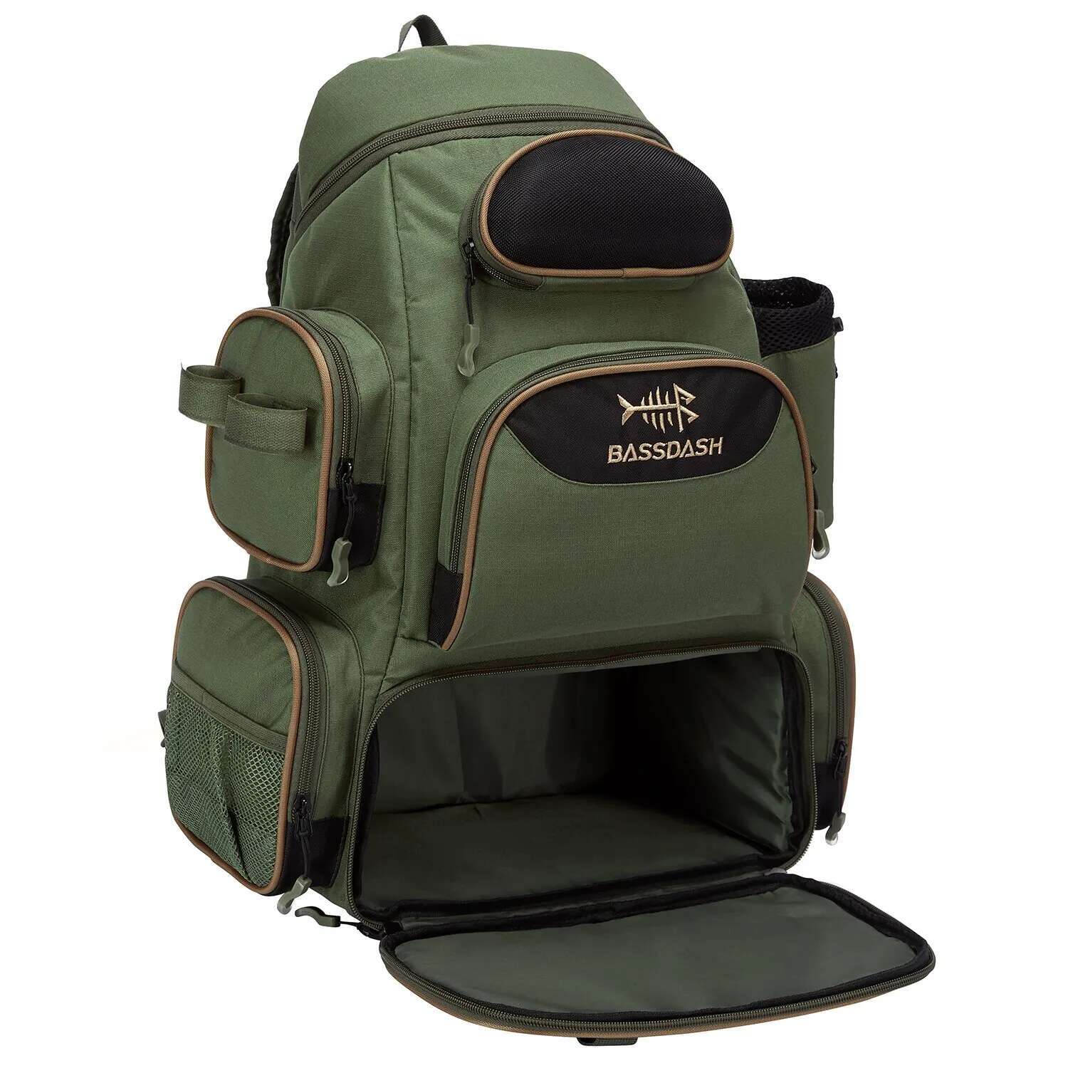 Bassdash Fishing Bag Backpack Lightweight Tactical Tackle Box Multifunctional