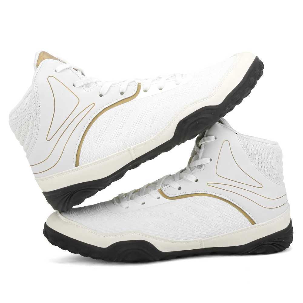 Large size 39-48 mens wrestling shoes professional anti slip boxing sports shoes breathable wrestling training shoes combat sports shoes M250327