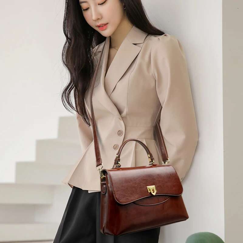 Fashion Female Handbag High Quality Soft Leather Single Shoulder Square Bag Famous Designer Is Women Crossbody Sac A Main