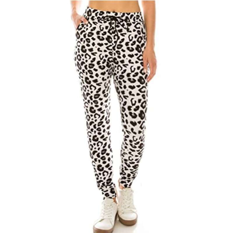 Women Yoga Pants Hip Lifting Male And Female Leopard Print Wild Fitness Outerwear Leggings Yoga Pants
