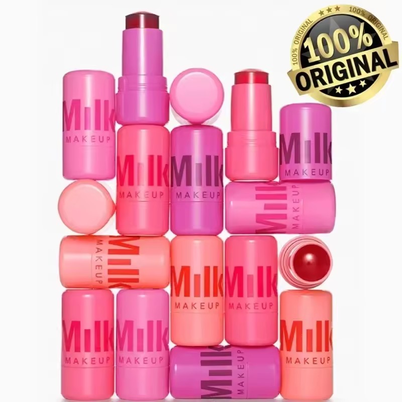 Jelly Cheek Blush Cheek Lip Tint Long Lasting Moisturized Blusher Sticker Lip Gloss 4 Colors Facial Contour Rouge Makeup