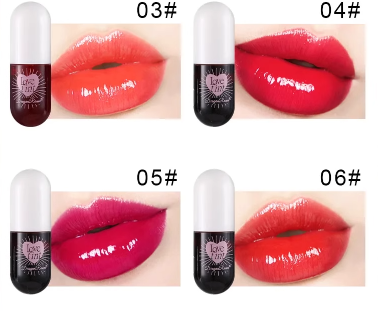 6 Color women Lip Glaze Waterproof Non Stick Lip Dye Liquid Lipstick Long Lasting Lip Stick Lip Tint Velvet Lipsticks