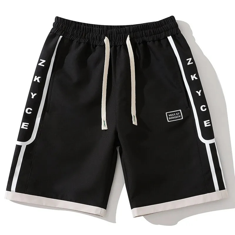 Letters 2025 Summer Arrival Sports Shorts Men Comfortable Elastic Waist Clothing Male Breathable Short Trousers 250322