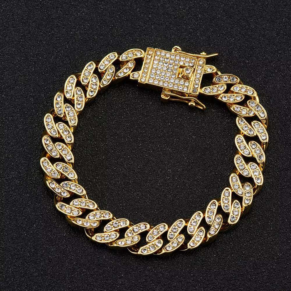 10mm Gold Plated Alloy Cuban Chains