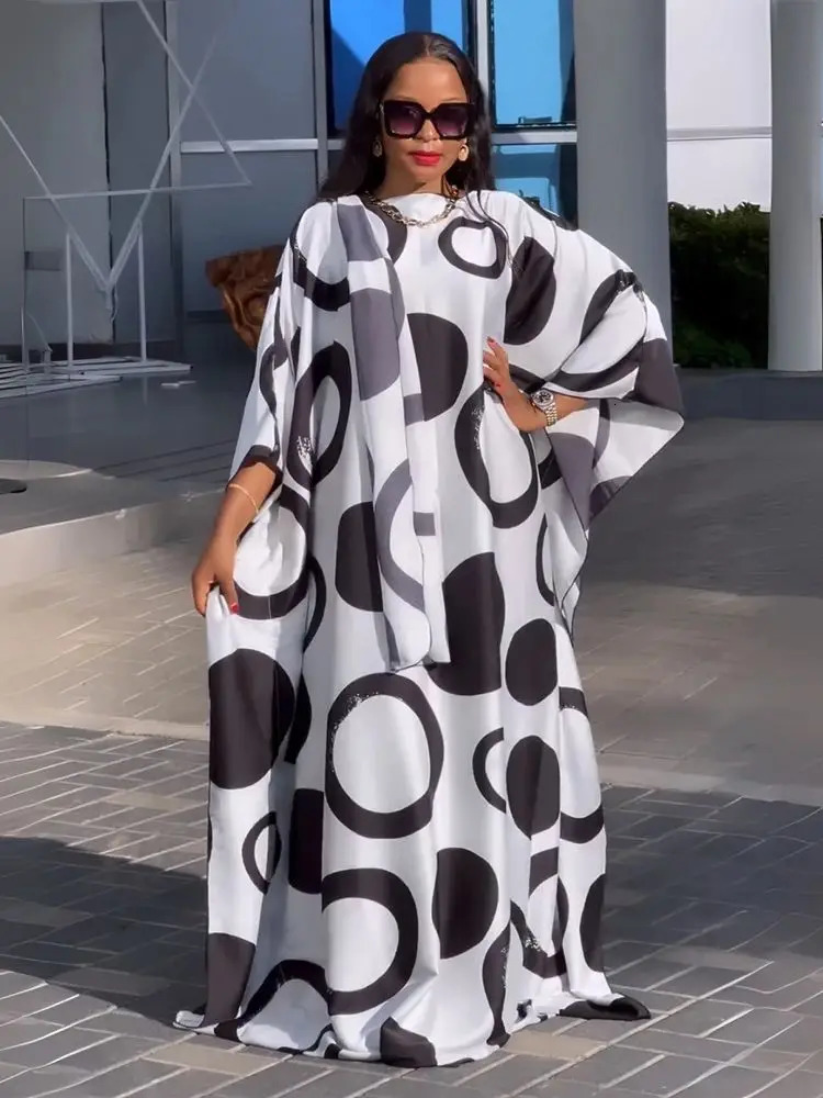 Abayas for Women Dubai y Chiffon Boubou Muslim Fashion Caftan Marocain Wedding Evening Dress Party African Clothing 250326