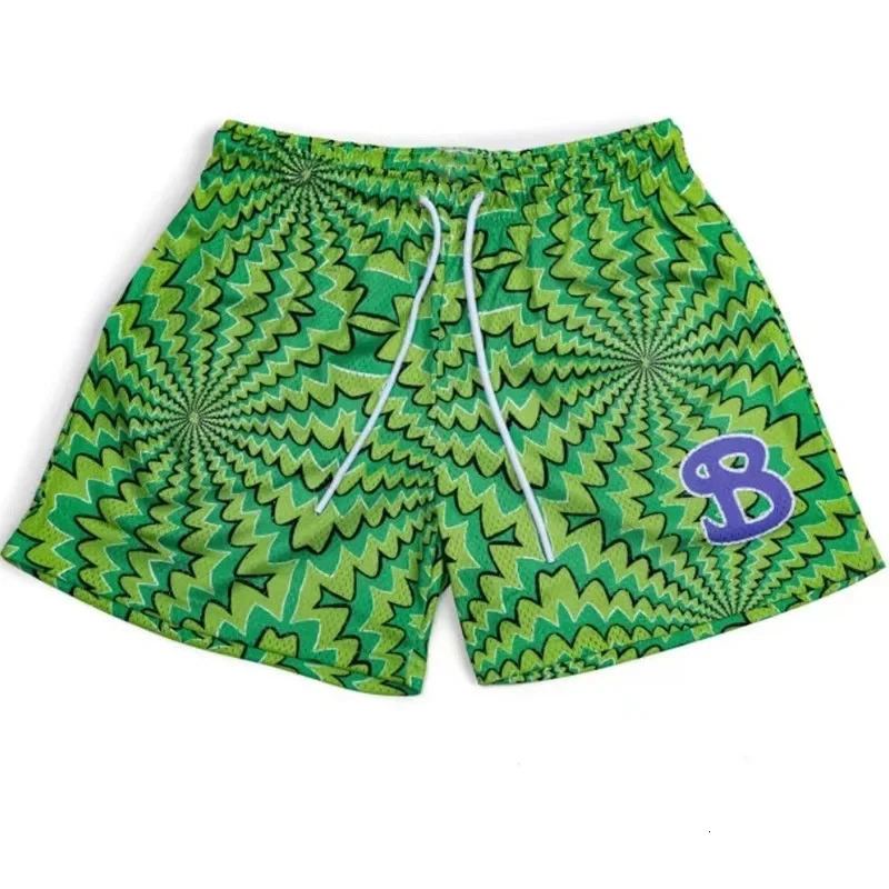 Fashionable casual shorts mens sweater trendy breathable quarter knee sports training basketball summer fitness 250326