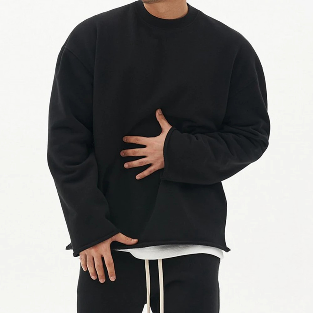 Mens summer cotton loose sportswear twopiece training hoodie zipper shorts jogging set streetwear 250327