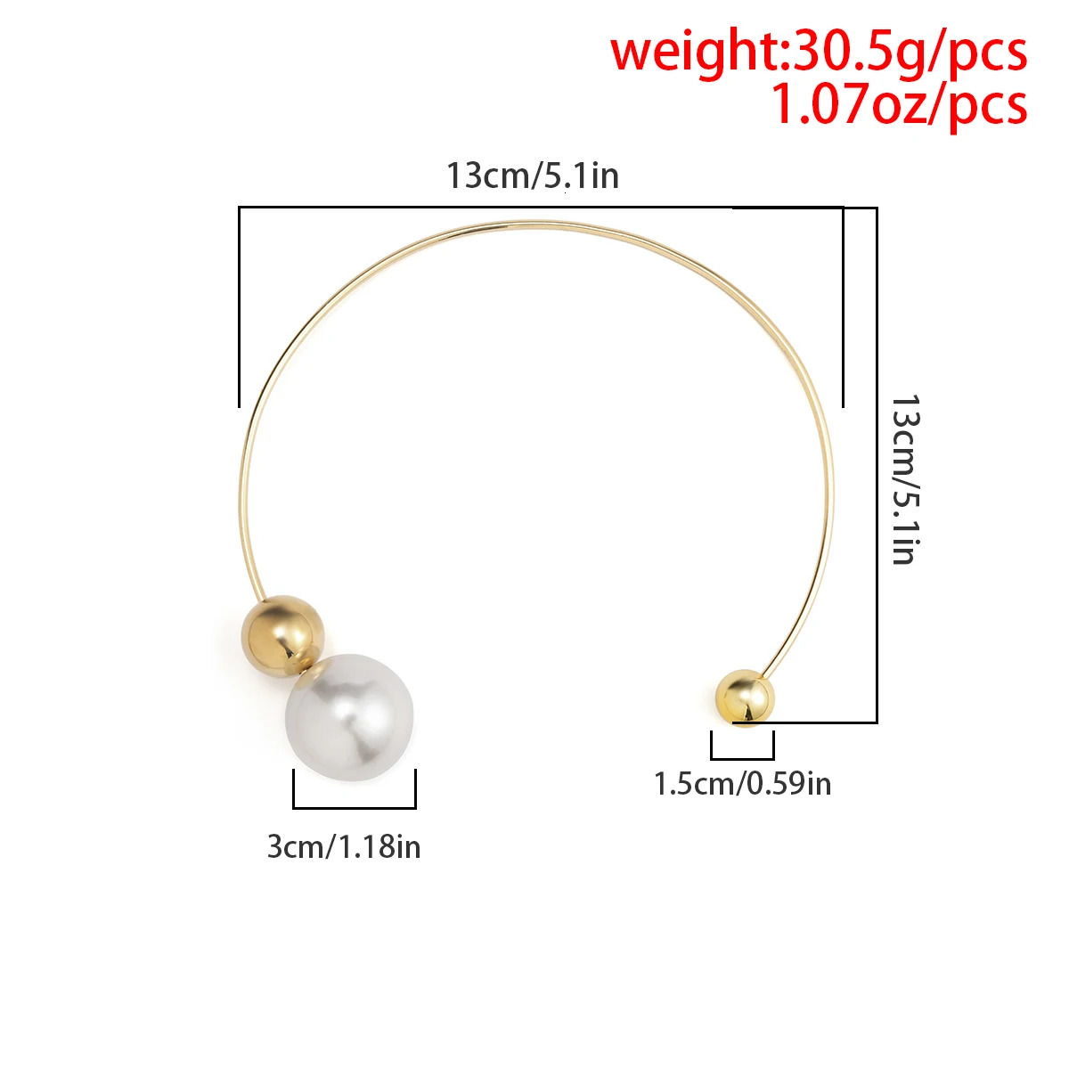 Elegant Gothic white pearl necklace womens pendant Kravik chain wedding jewelry item 250325