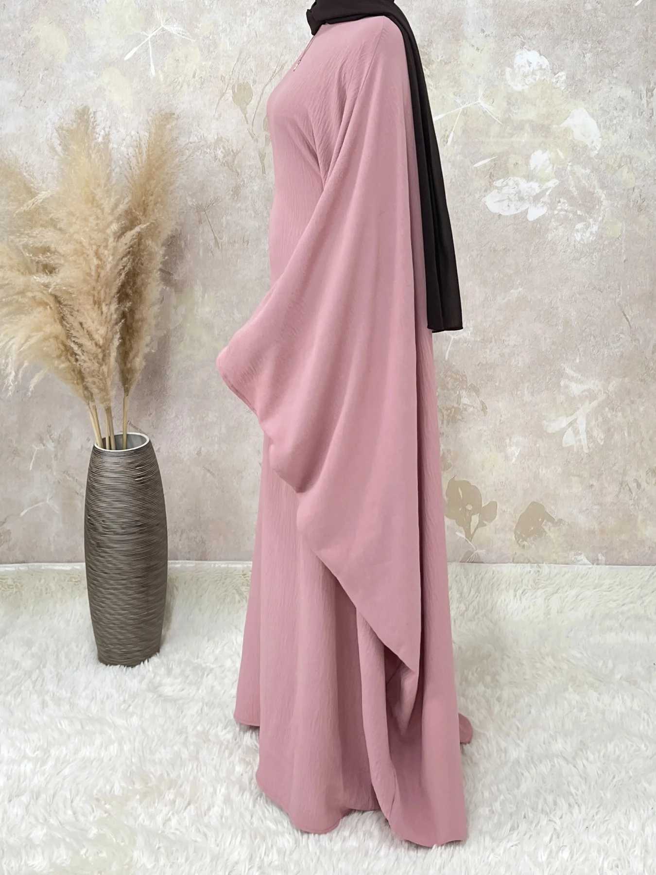 Butterfly Batwing Abaya Without Hijab Dubai Luxury Turkey Islan Muslim Kaftan Modesty Dress X2505141