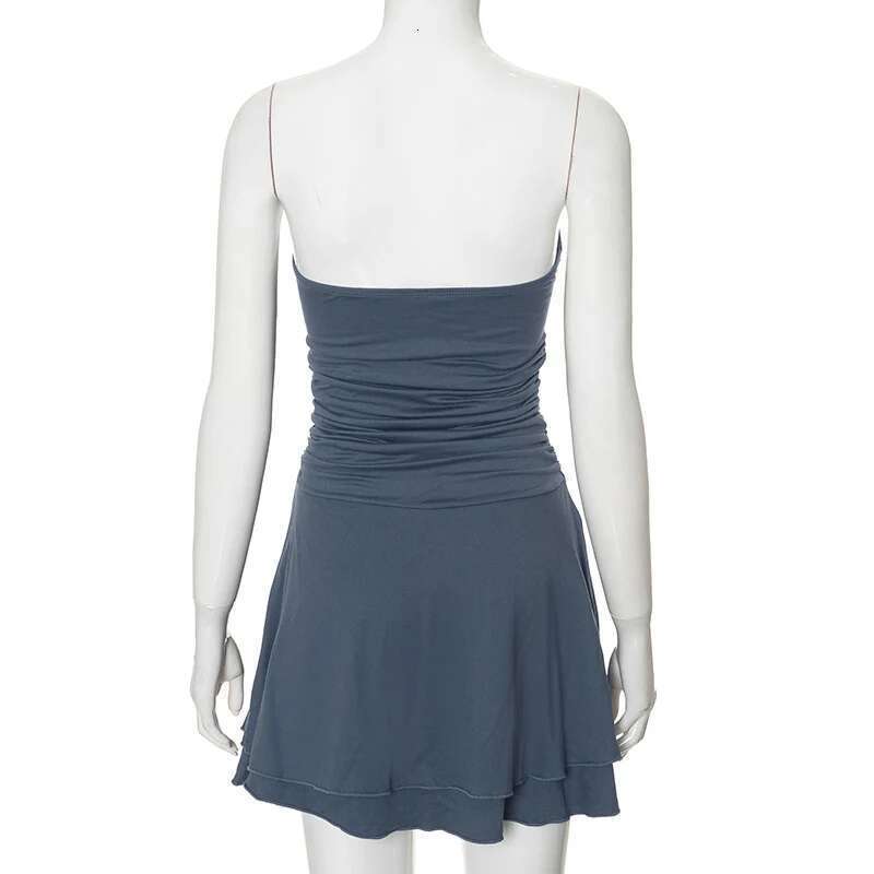 Bodycon For Women Beach Ruffled High Waist Slim Mini Ladies Holiday Casual Off Shoulder Sexy Dress Woman 2025