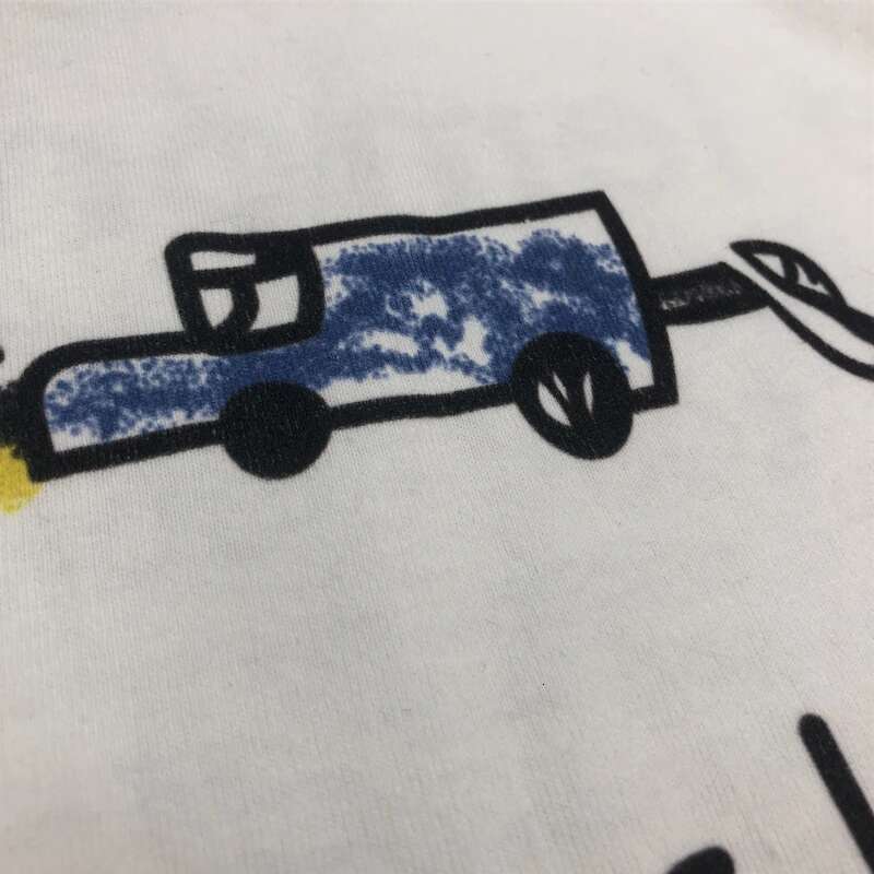 Frog Drift Fashion American Pattern Simple Printed T shirt Loose Large Retro Summer Top Cotton Men s