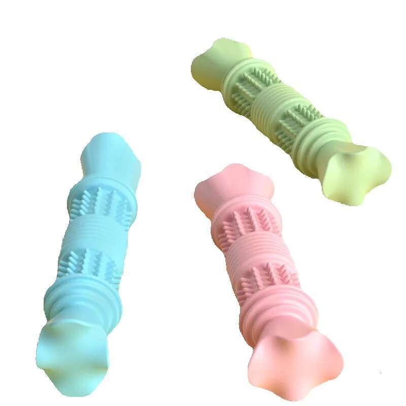 Pet Teeth Grinding Toy New Pet Chewing Candy Toy Dog Toothbrush Teeth Grinding Stick Interactive Training Dog Toy
