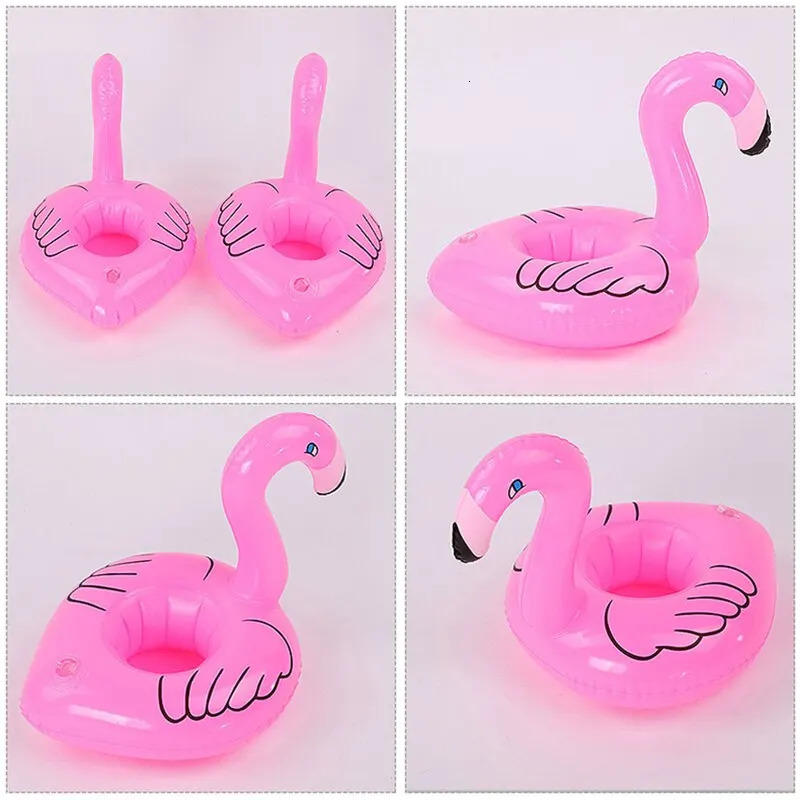 Flamingo Inflatable Cup Holder 2PCS Beverage Swimming Pool Floating Toy Party Decoration Bar er 250321
