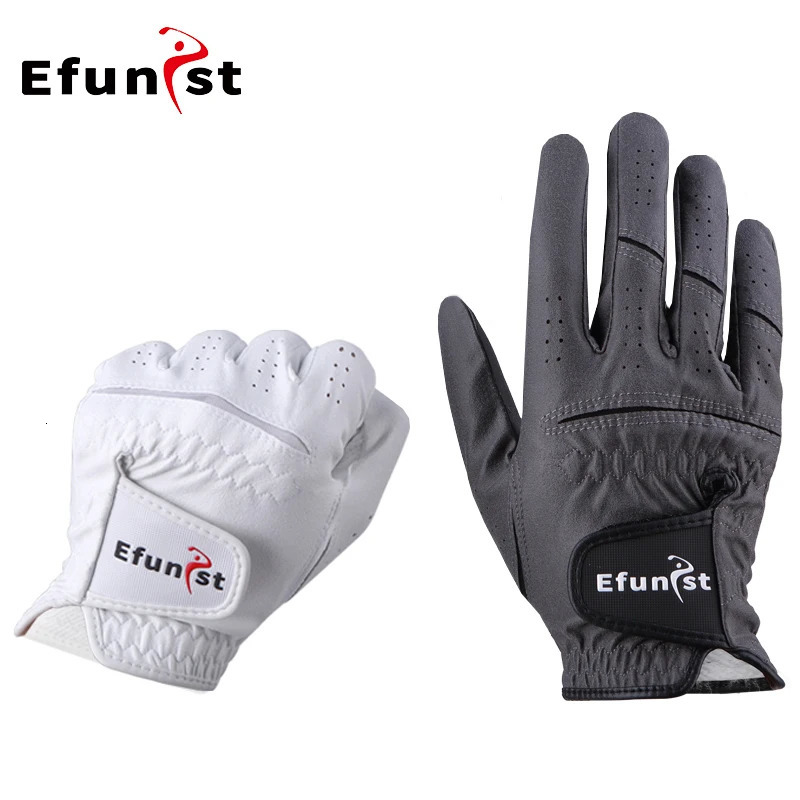 2 Color Golf Gloves Particles Breathable Namib Gloves Mens Glove Left/Right Hand Soft White Dark Grey Golf Supplies 250326