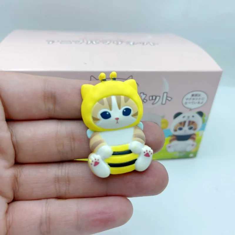 Mofusand Cat Fushandi Cute Head Cat 3D Model Magnetic Refrigerant Sticker Doll Small Decorative Blind Box Image X250327