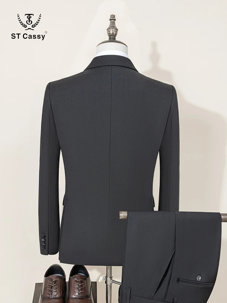 St Cassy highquality mens evening gown ultrathin suitable for casual suit grooms wedding elegant 250326