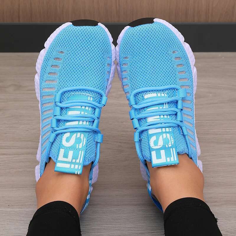 Women's Platform Sports with Fashionable Trendy Design Breathable Comfortable Outdoor Hiking Walking Casual Shoes