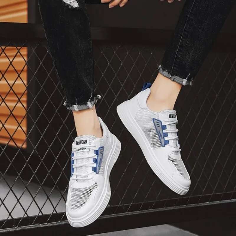 Summer Men Casual Sneakers Outdoor Breathable Comfortable Air Cushion Running Student Boards Shoes Hot Sale Versatile
