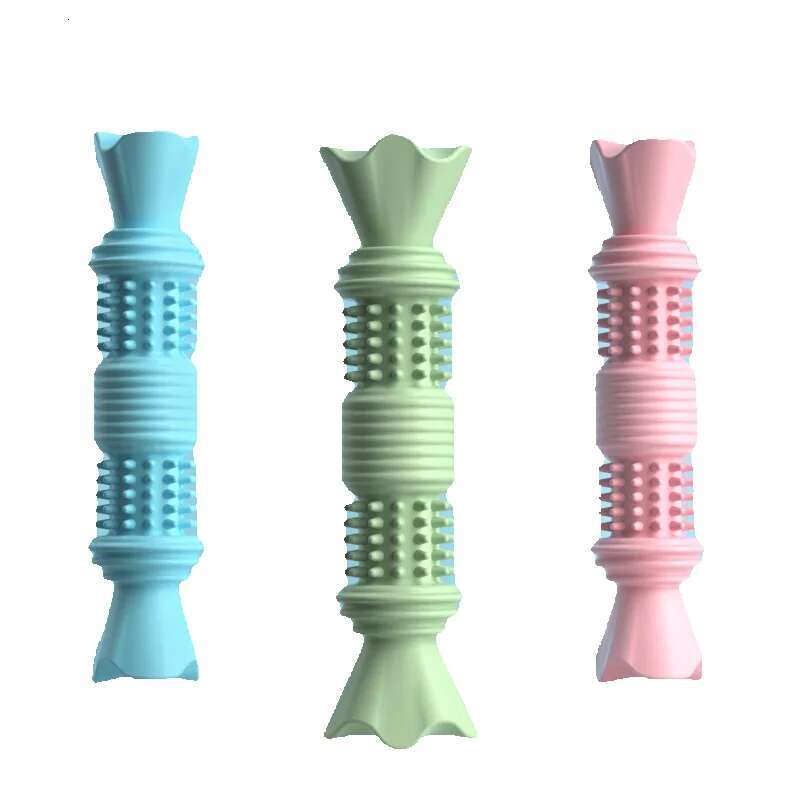 Pet Teeth Grinding Toy New Pet Chewing Candy Toy Dog Toothbrush Teeth Grinding Stick Interactive Training Dog Toy