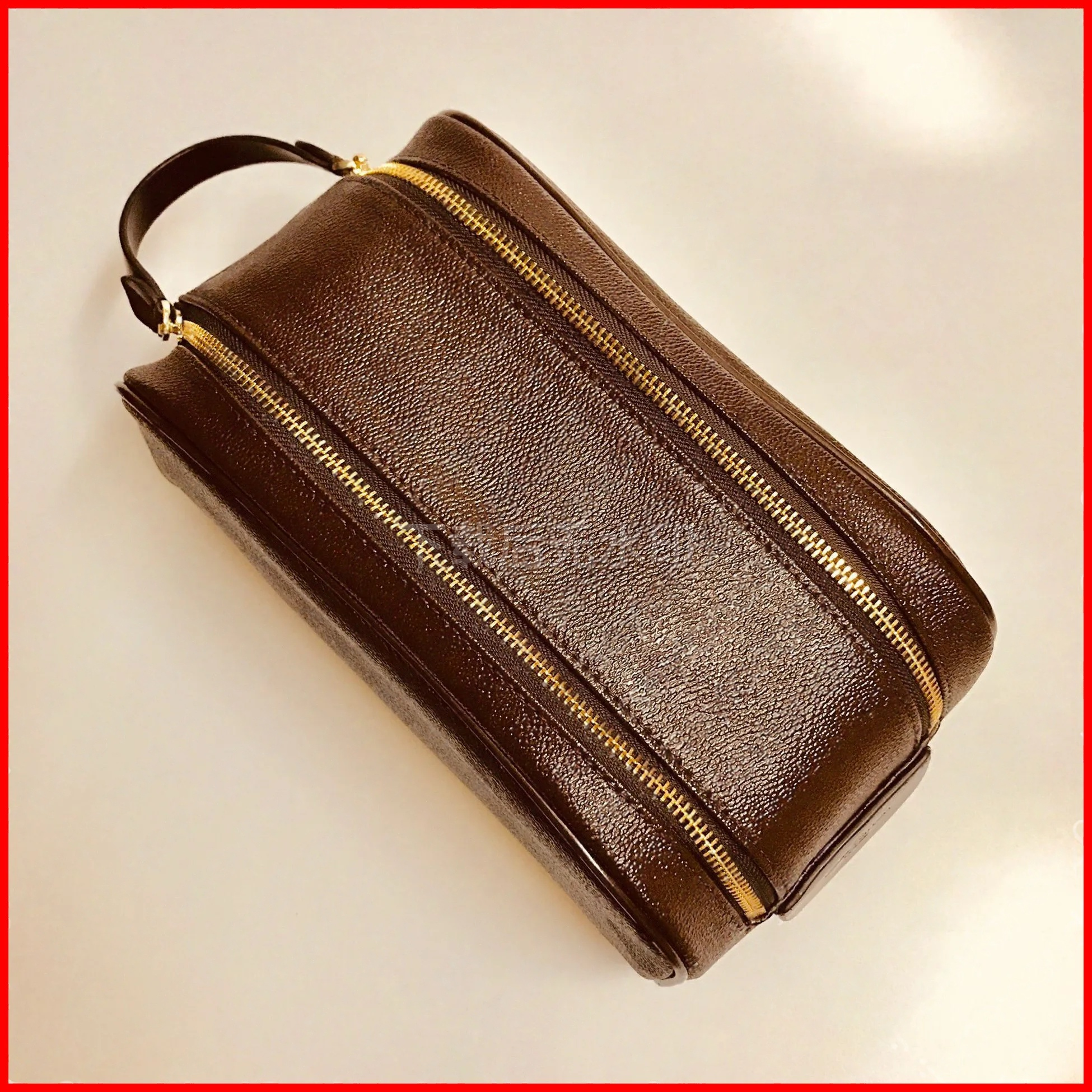 HOT KING SIZE TOILETRY BAG 25 M47528 Designer Fashion Mens Womens Cosmetic Toilet Pouch Luxury Beauty Case Pochette Accessoires Bag kit N47527