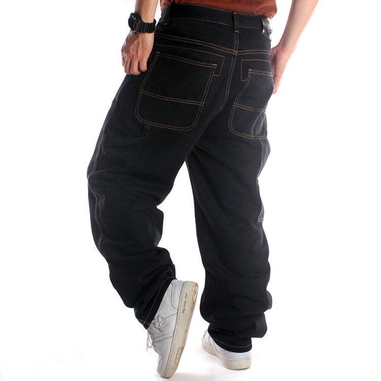 West Coast Street Dance Skateboard Trousers Men's Street Loose Hip Hop Oldschool Jeans