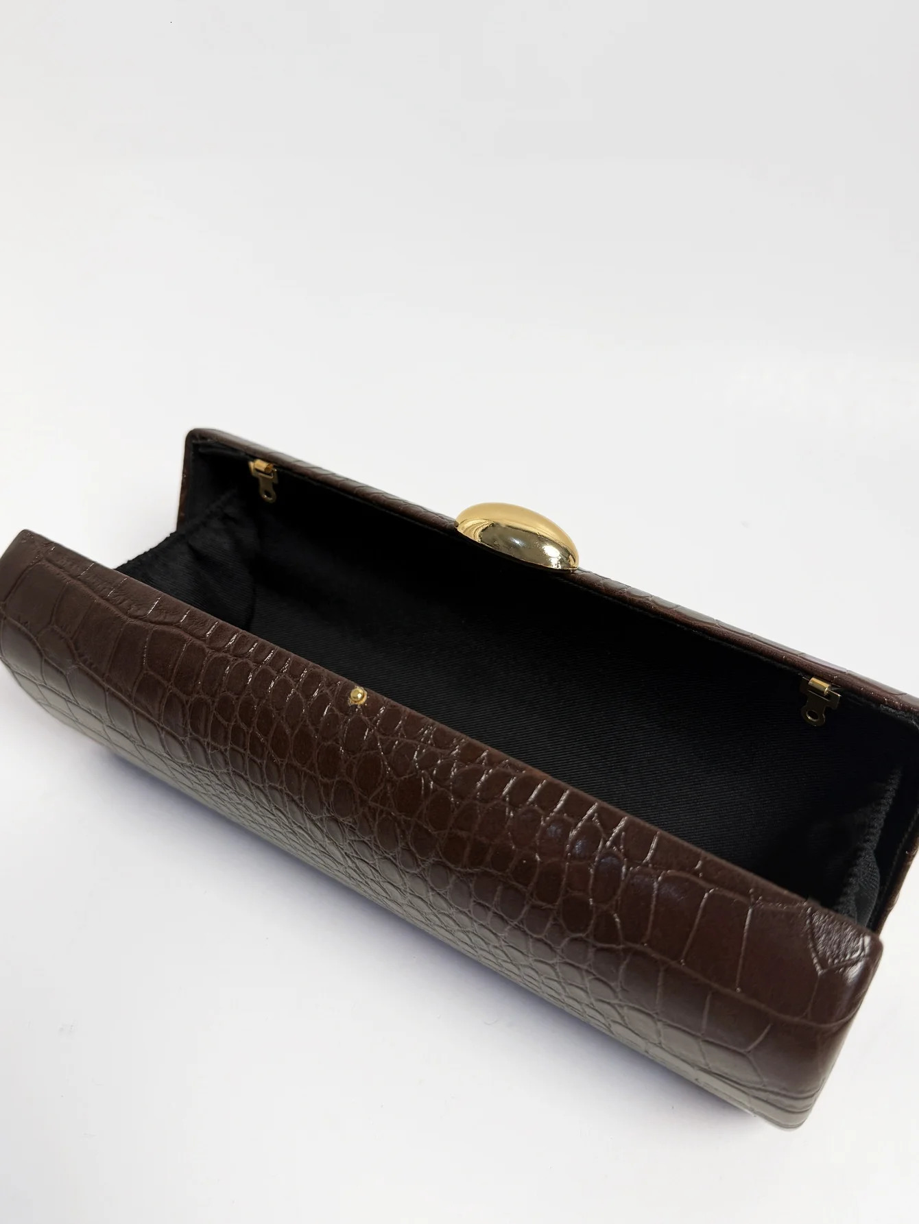 PU leather deep red brown shoulder messenger travel wedding party womens box club handbag bag 250326