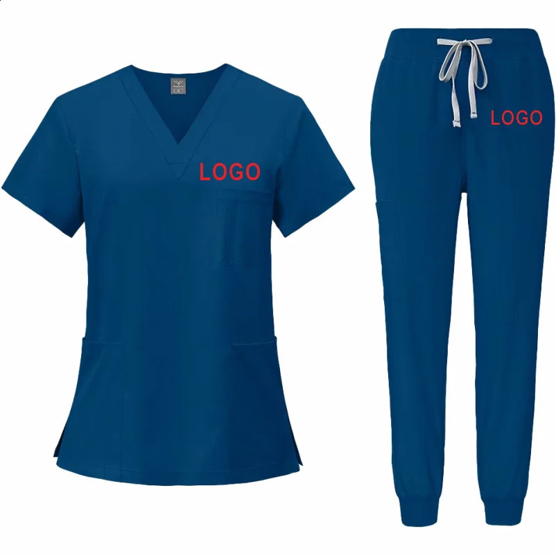 Costumized Quick Drying Blouses Nurses Doctors Overalls Pet Hospital Beauty Uniform unisex 250326