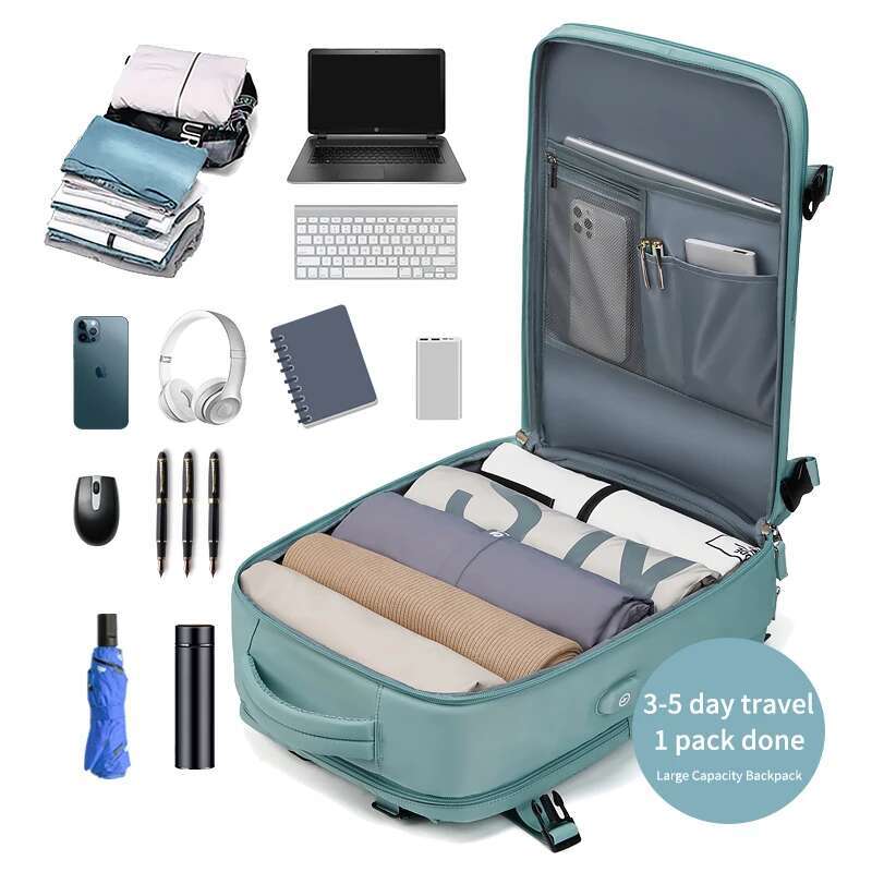 Women Laptop 15.6Inch Teenage Girl USB Charging School Independent Shoe Bag Travel Outdoor Backpack