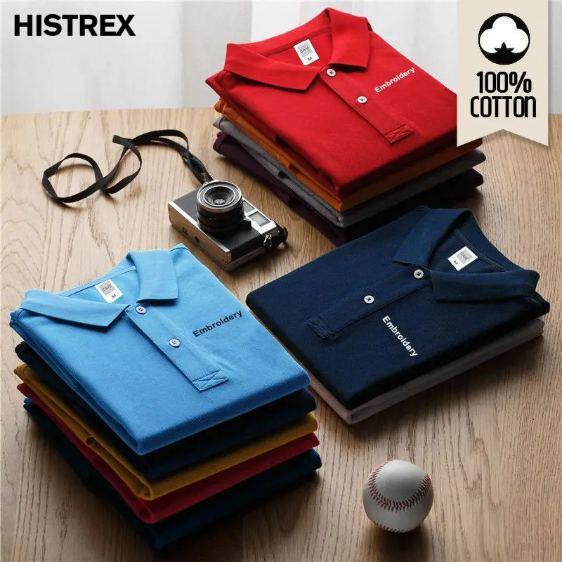 GAAJ Customized ed Polo 100% Cotton Your n Slogan Shirt Mens 230g 77oz 250327