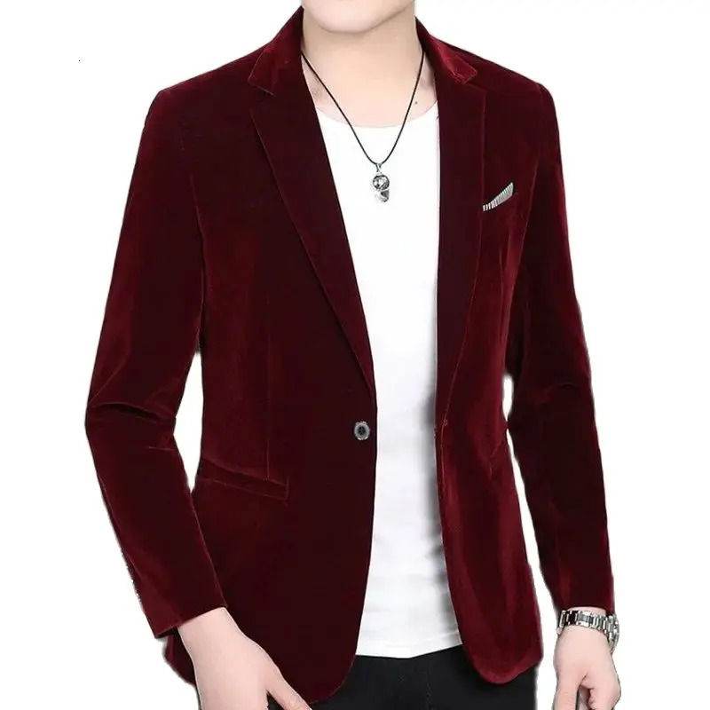 explosive single suit for spring casual and fashionable all soft comfortable mens clothing 250326