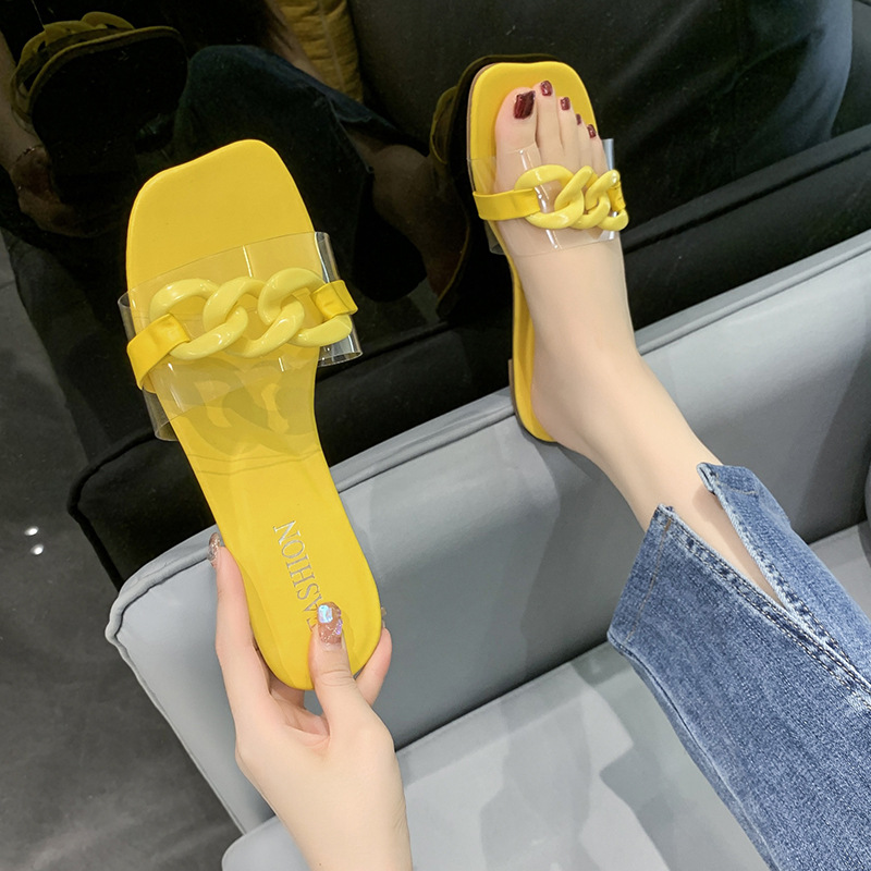 Free shipping designer shoes women sandals black white beige red blue yellow breathable comfortable indoor slippers Classics
