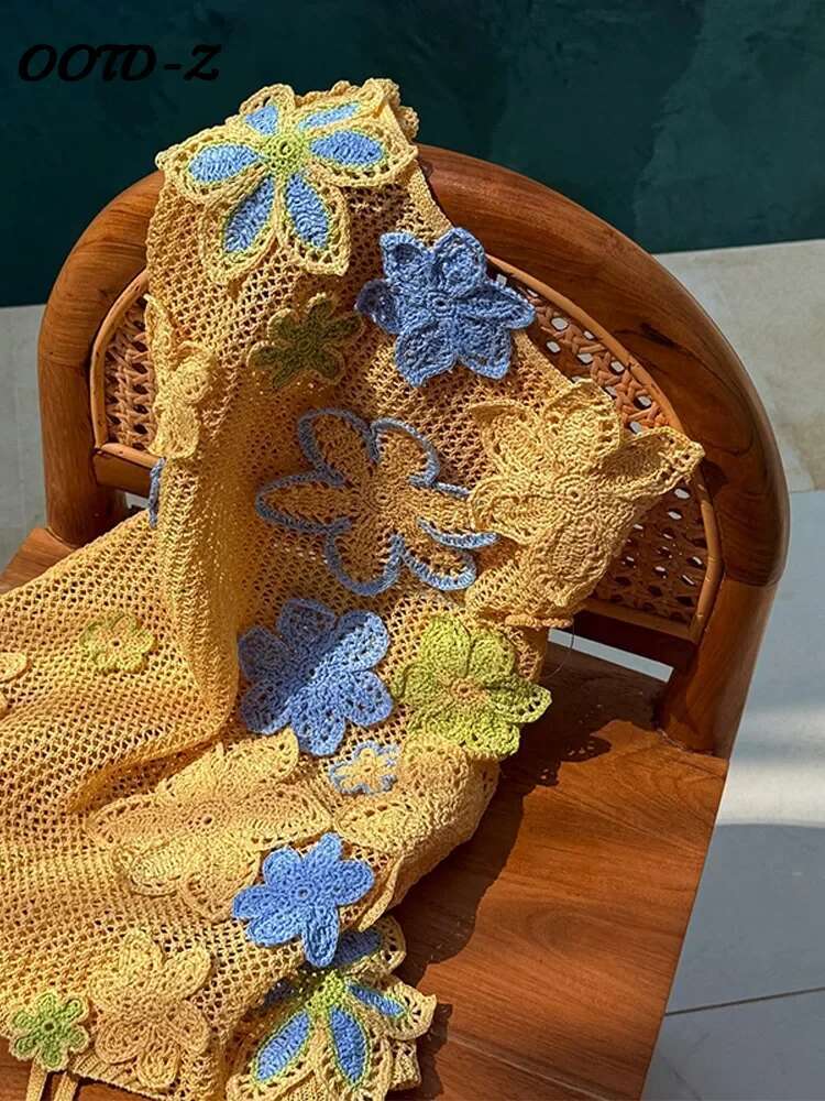 Women Knit Wer Sg Mini Summer Dresses 2025 Sexy One Shoulder Backless Bandage Hollow Out Beach Slim Holiday Lady Robe