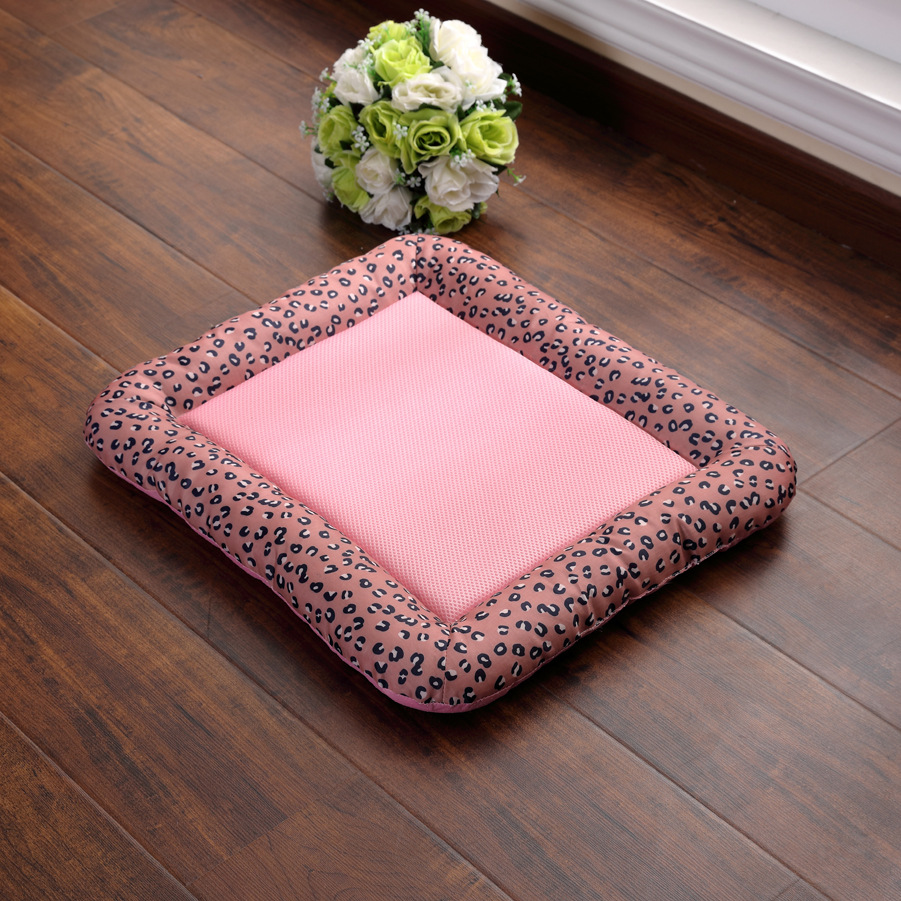 Summer Breathable Dog Cooling Mat Eco-friendly Washable Puppy Dog Beds For Medium Small Dogs Sleeping Pet Mattress
