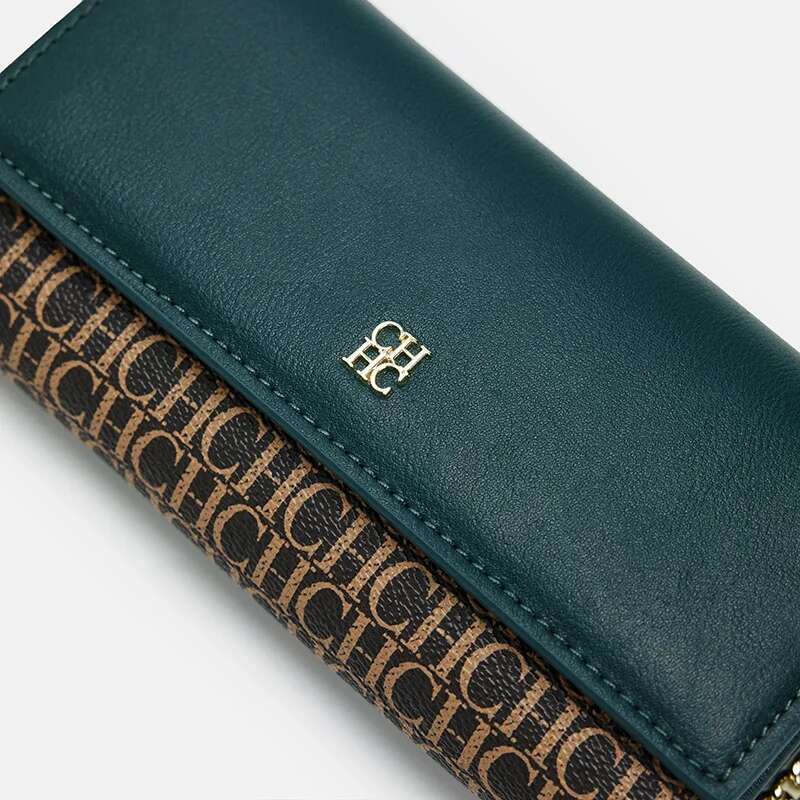 Ch High Quality Fashion Pure Colour Ladies Senior Sense Shoulder Bag Letter Print Design Temperament