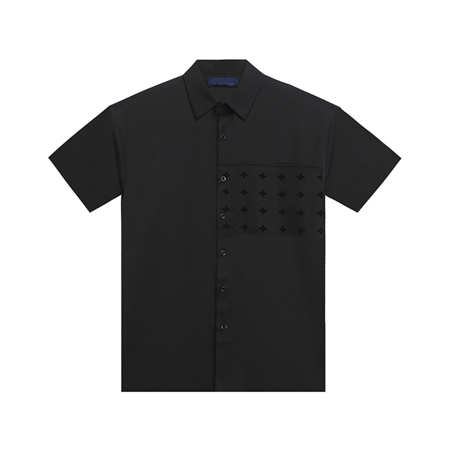 Mens Casual Shirts Luxury Designer Tops Fashion Printed Classic logo clothing for man Outdoor streetwear autumn short Sleeve Men Shirt Tees
