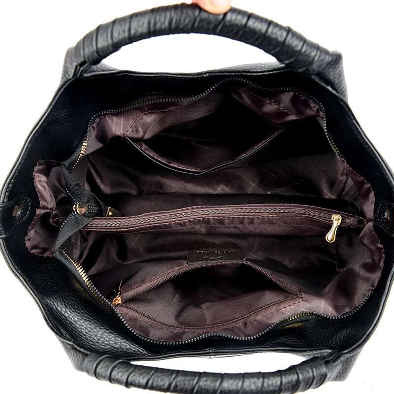 High Quality Soft Leather Women's Handbag Tote Fashion Women Shoulder Bag Famous Trendy Female Crossbody Bags Wallet