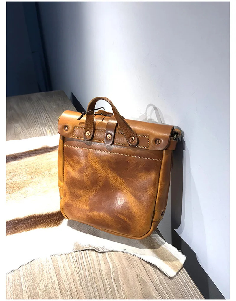 PNDME y natural leather mens messenger bag casual retro ner real cowhide outdoor handmade brown shoulder 250326