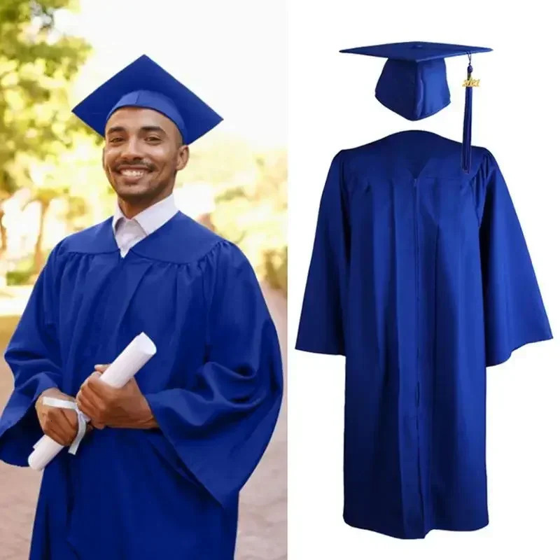 Neutral Adult Matte Graduate Dress High School Singles Chorus Priest and Halloween Uniform 250326