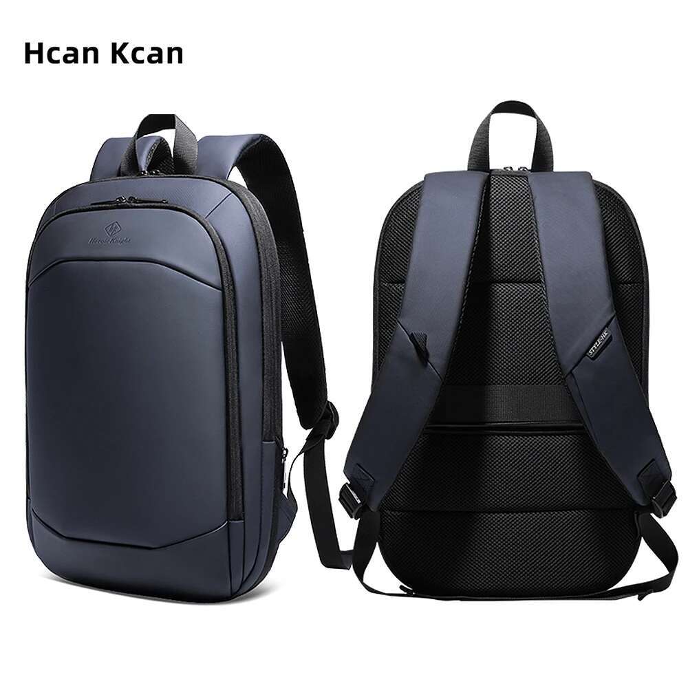 Hcankcan Business Men Expandable Travel Slim Casual 15.6 Inch Laptop Bag Waterproof Daily Work School Backpack