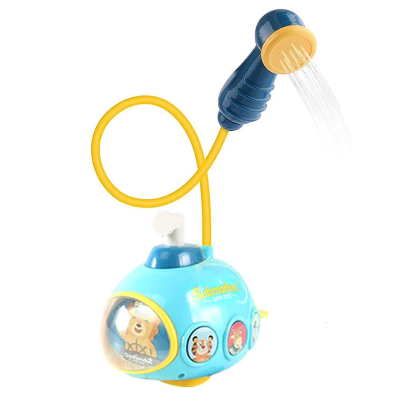 Baby Bath Toys for Kids Electric Submarine Shower Sucker Baby Toys Spray Water Toys Bathtub Toys Sprinkler Baby Shower 250326