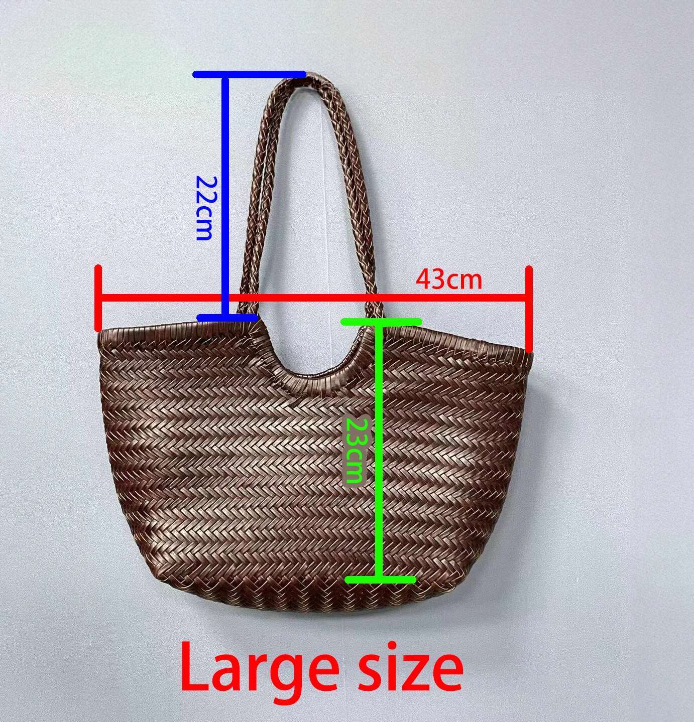 Handbags Women's Genuine Leather Shoulder Weaving Casual Shopping Bag Vintage Big Tote Purse Cowhide Cross Hand Bags Lady