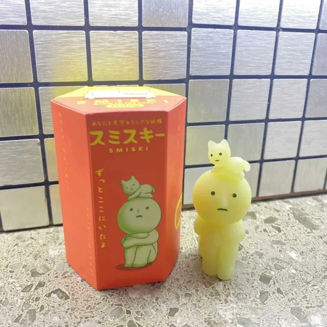 Smiski Luminous Elf Living Room Series Blind Box Luminous Doll Desktop Decoration Corner Biology Birthday Gift Toy X250327