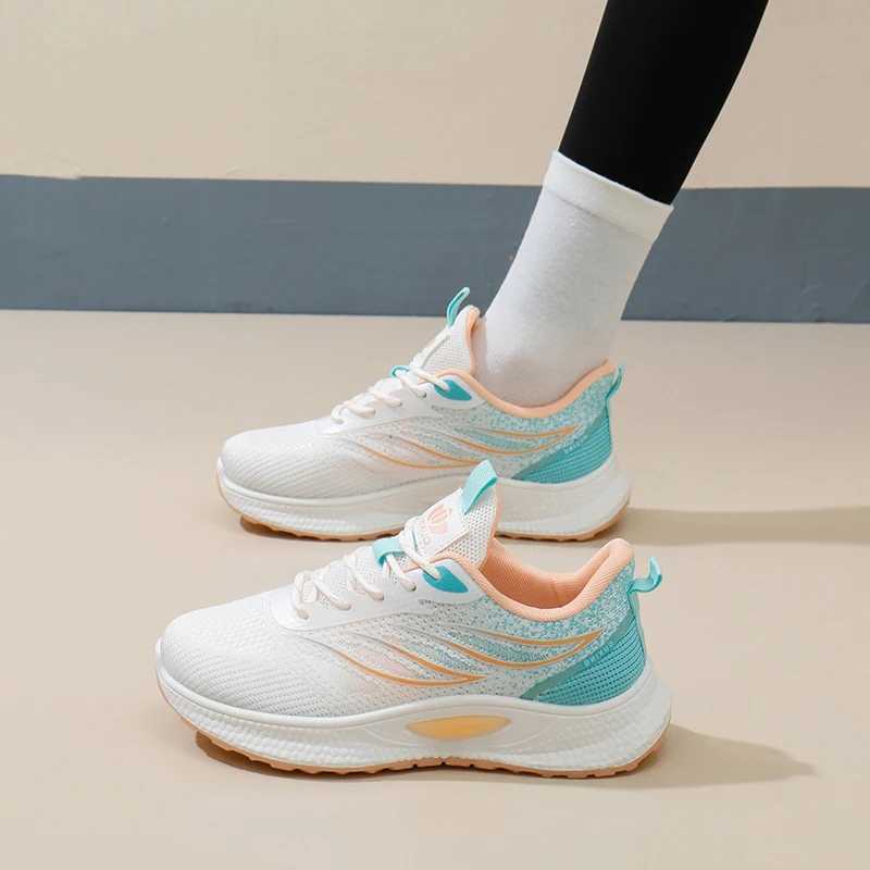 2025 New Soft soled Walking and Leisure Sports Running Shoes with Mesh Surface Breathable and Ultra Lightweight Shock Absorbent Womens Shoes Y250325