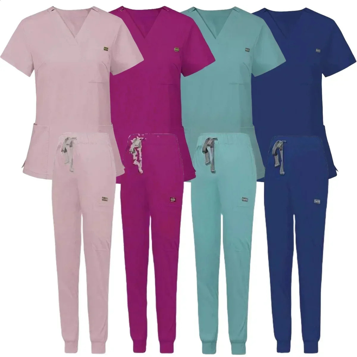 uniform breathable top jogging set unisex beauty institution frosted womens pet store veterinary care accessories 250326