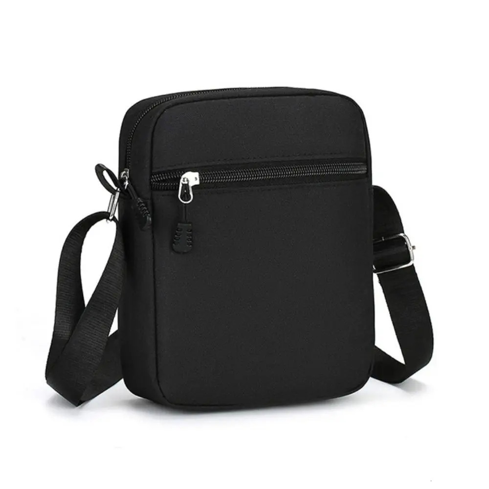 Oxford Shoulder Bag Durable Mini Black Phone Mens Waist 250326